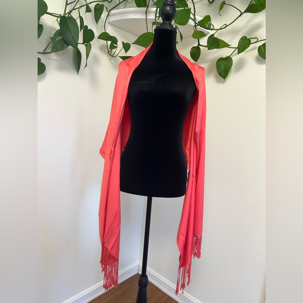 Coral Pashmina / Shawl / Wrap